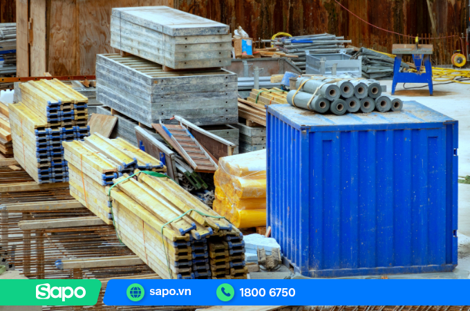 quản lý vật tư công trình