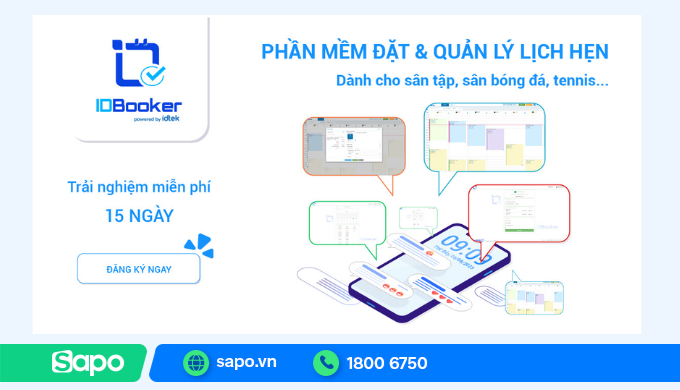 IDBooker – Giải pháp quản lý sân bóng đơn giản, hiệu quả