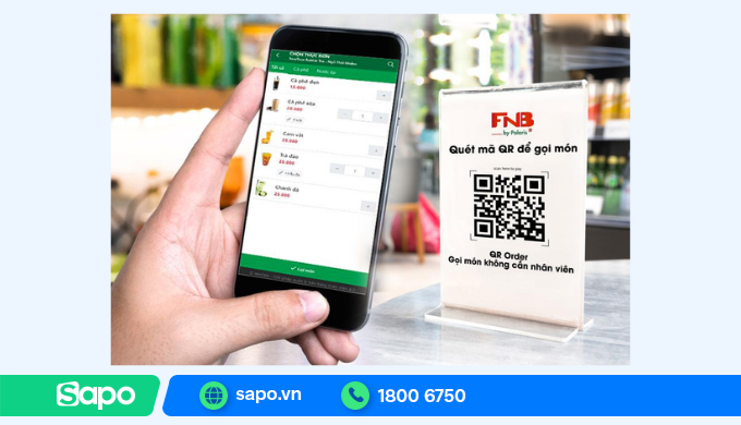 phần mềm quản lý quán cafe cho điện thoại polaris fnb