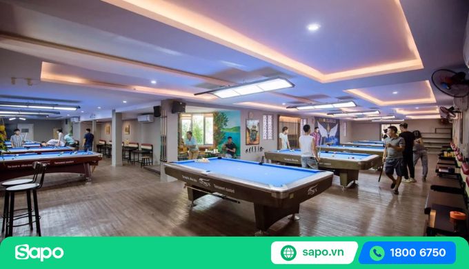quán bida cơ sở vật chất tốt tại HN