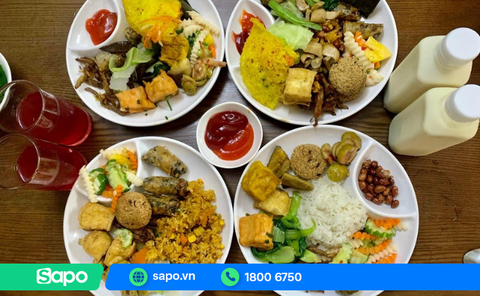 nhà hàng buffet chay