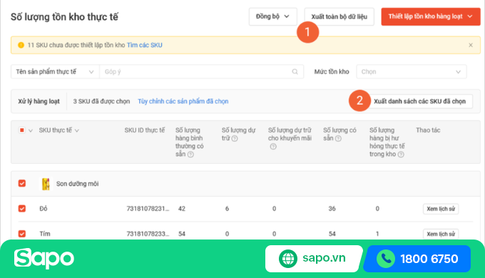 quản lý kho hàng shopee