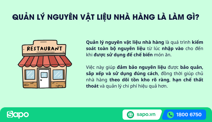 quản lý nguyên vật liệu là gì