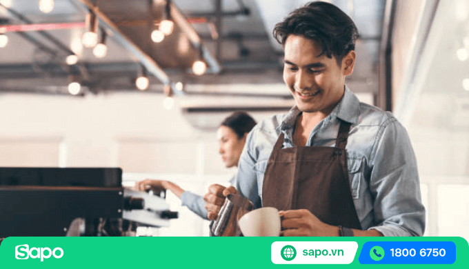 quản lý nhân viên pha chế