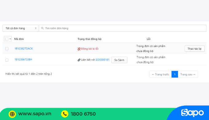 Đồng bộ gian hàng Shopee