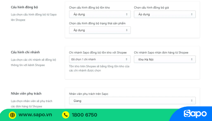 Quản lý bán hàng Shopee