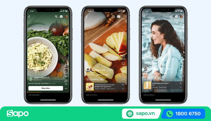 Các loại quảng cáo Reels Facebook