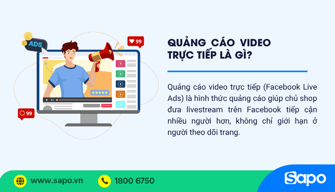 quảng cáo video trực tiếp là gì