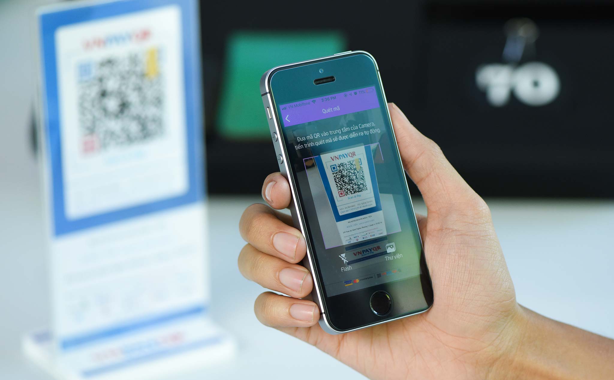 hình thức quét QR code