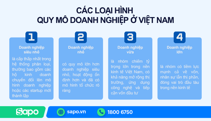các loại quy mô doanh nghiệp