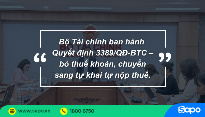 Quyết định 3389/QĐ-BTC