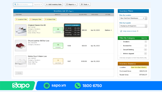 SalesBinder – Phần mềm quản lý vật tư miễn phí với tính năng đơn giản
