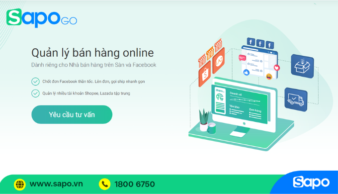 Sapo Go phần mềm bán hàng online tốt nhất