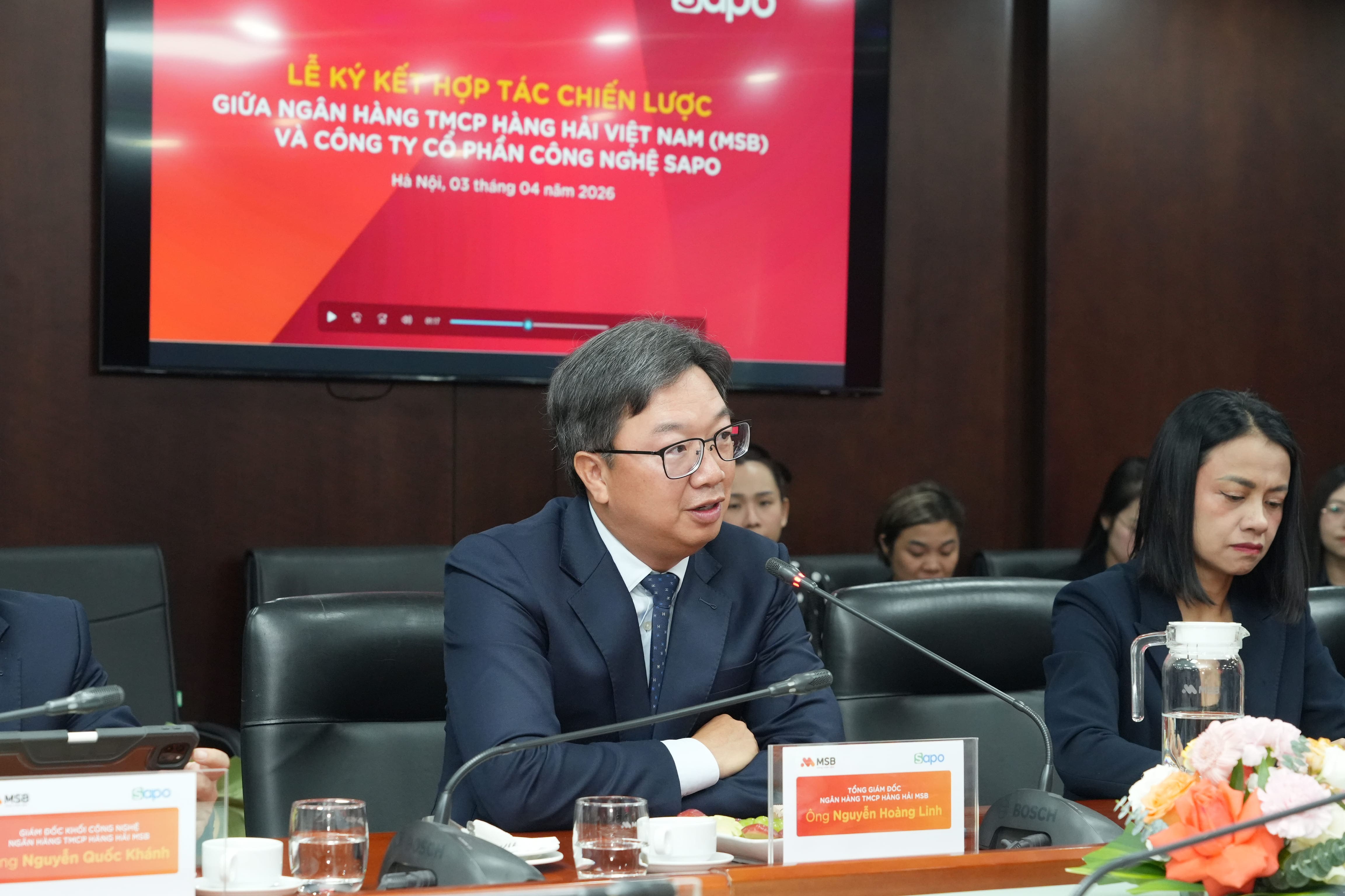 Ông Nguyễn Hoàng LInh - Tổng Giám đốc Ngân hàng TMCP Hàng Hải Việt Nam