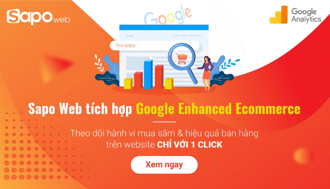 Sapo tích hợp Google Enhanced Ecommerce