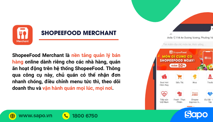 shopeefood merchant là gì