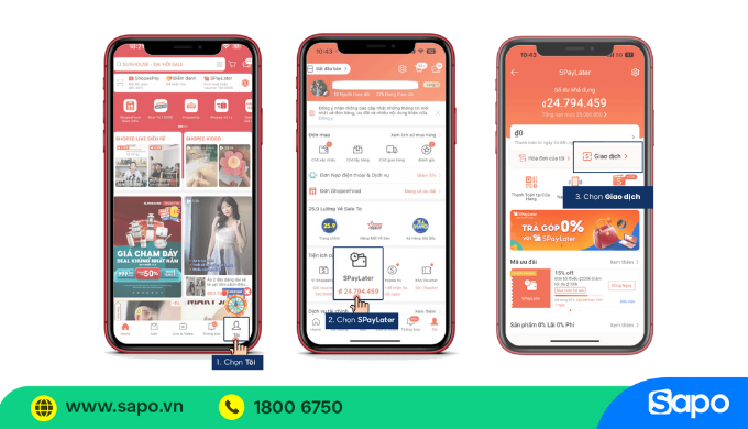 giao dịch thanh toán SPayLater