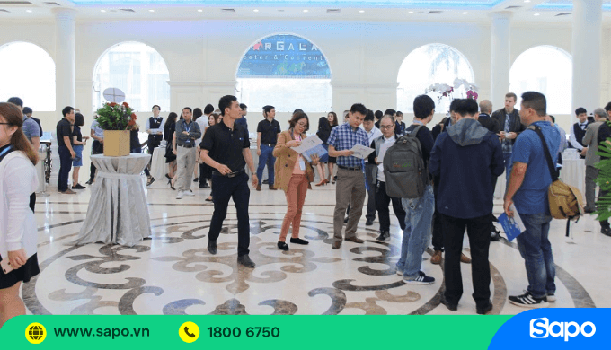 Khách mời đến sự kiện ra mắt Sapo X