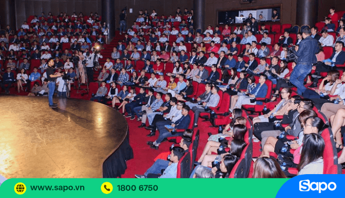 CEO Trần Trọng Tuyến chia sẻ tại sự kiện ra mắt Sapo X