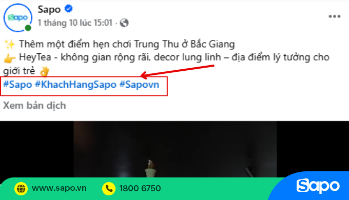 sử dụng hashtag để tăng follow facebook