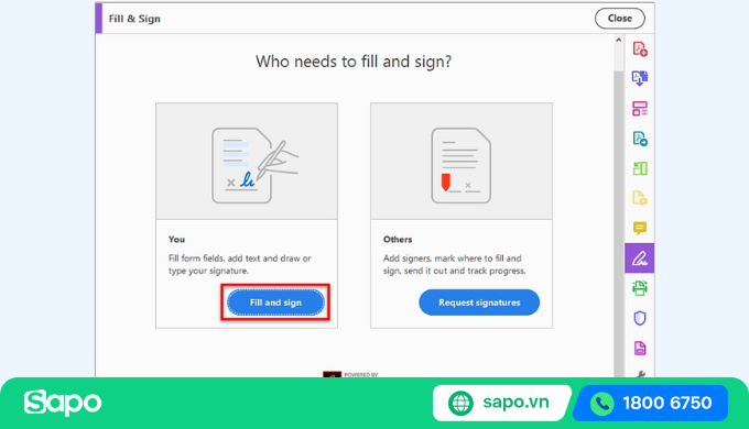 Tạo chữ ký điện tử trên PDF