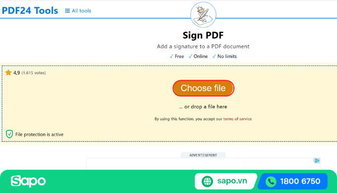 Tạo chữ ký điện tử trên PDF