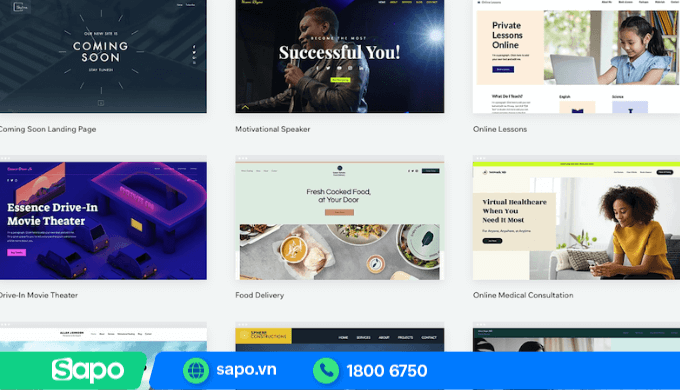 Thiết kế website miễn phí với Wix