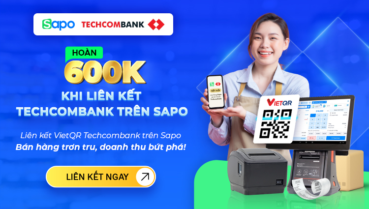 sapo x tcb mở tài khoản