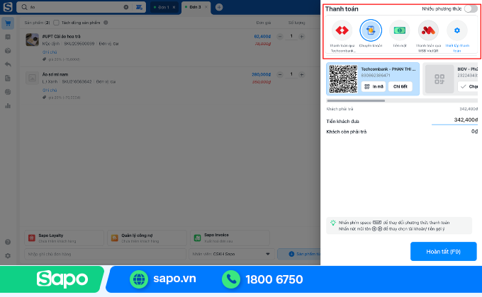 các hình thức thanh toán