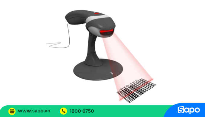 Máy quét mã vạch cho cửa hàng thời trang