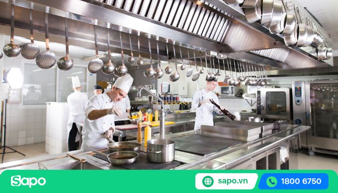 thiết bị bếp nhà hàng