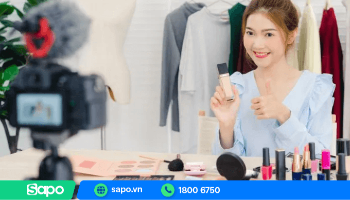 Background đẹp thu hút người xem livestream hơn