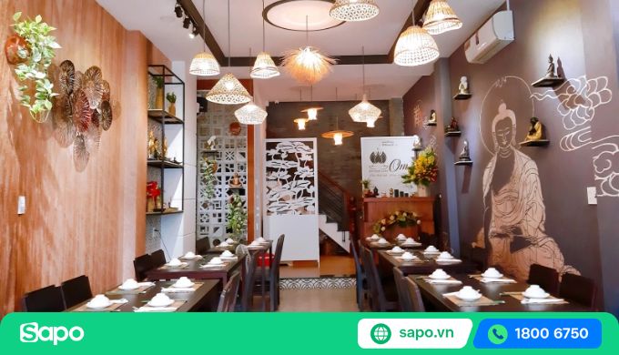 thiết kế nhà hàng chay
