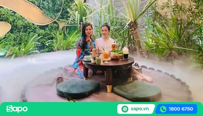 thiết kế nhà hàng chay đẹp