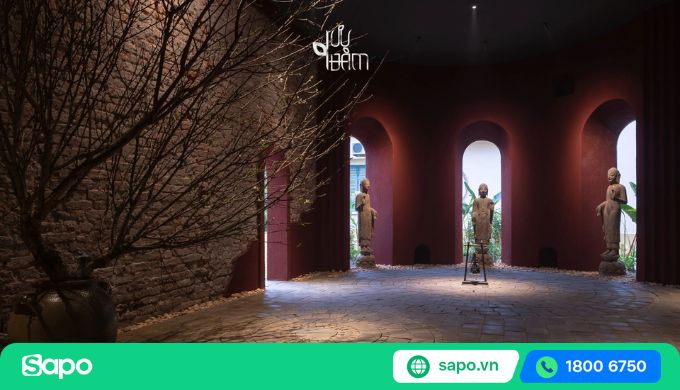 thiết kế nhà hàng chay