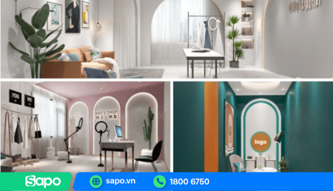 Phong cách thiết kế phòng livestream mỹ phẩm hiện đại