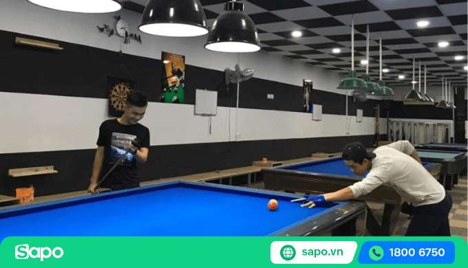 Trang trí quán bida đẹp