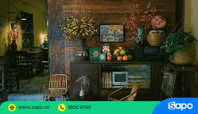thiết kế quán cafe phong cách hoài cổ