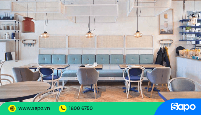 decor quán cafe đơn giản