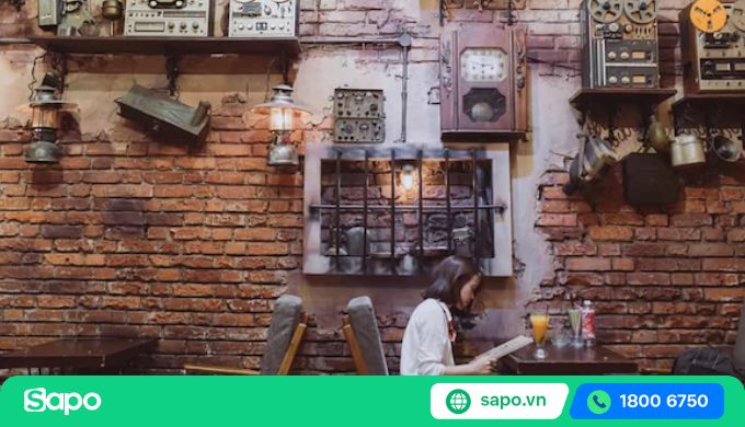 thiết kế quán trà sữa phong cách cổ điển