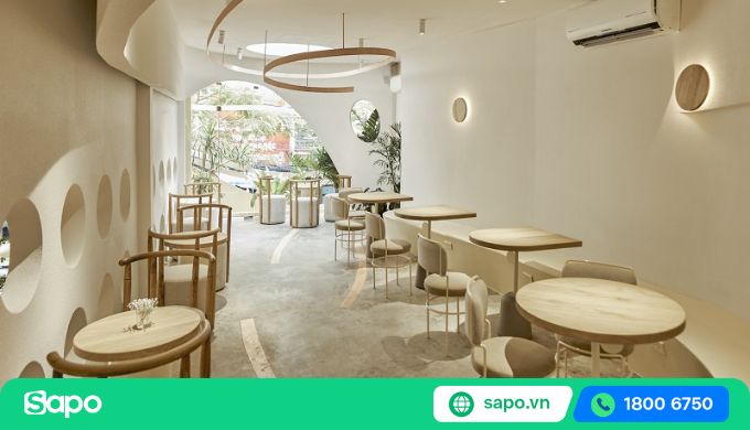 Thiết kế quán trà sữa đẹp