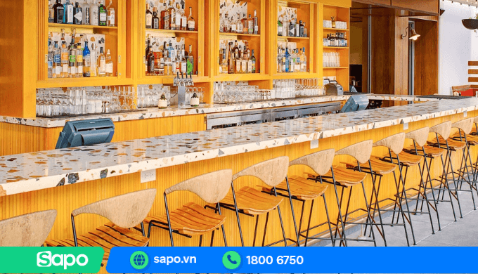 Ghế, kệ cho khu quầy bar