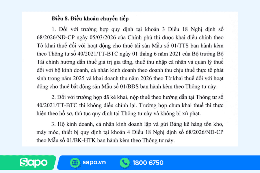 điều 8 thông tư 18