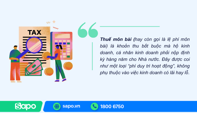Thuế môn bài hộ kinh doanh là gì?