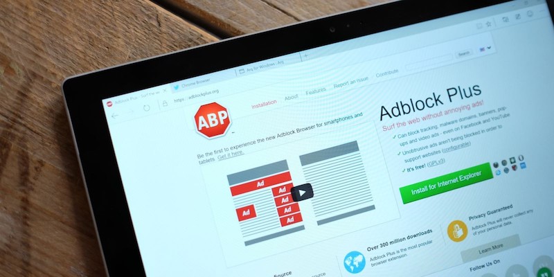 Tiện ích Google Chrome AdBlock Plus