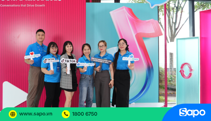 Đội ngũ Sapo tham gia TikTok Messaging Ads 2025