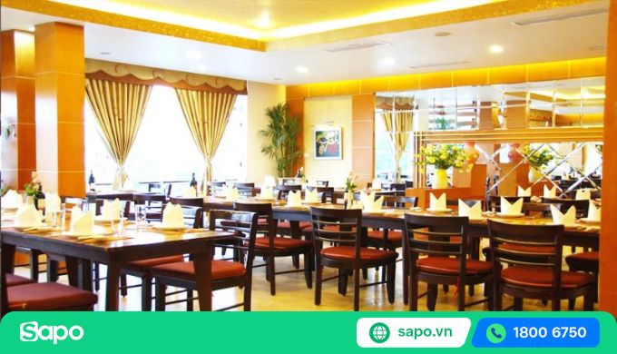 diện tích nhà hàng