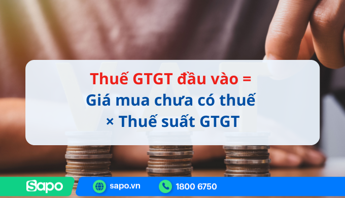 cách tính thuế gtgt đầu vào