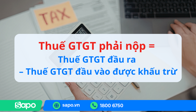 Tính thuế gtgt theo phương pháp khấu trừ
