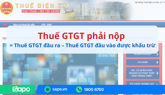 cách tính thuế GTGT